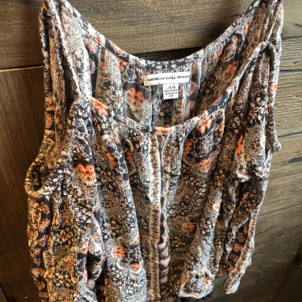 Boho Off-the-shoulder Top